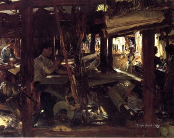  Granada Oil Painting - Granada The Weavers John Singer Sargent